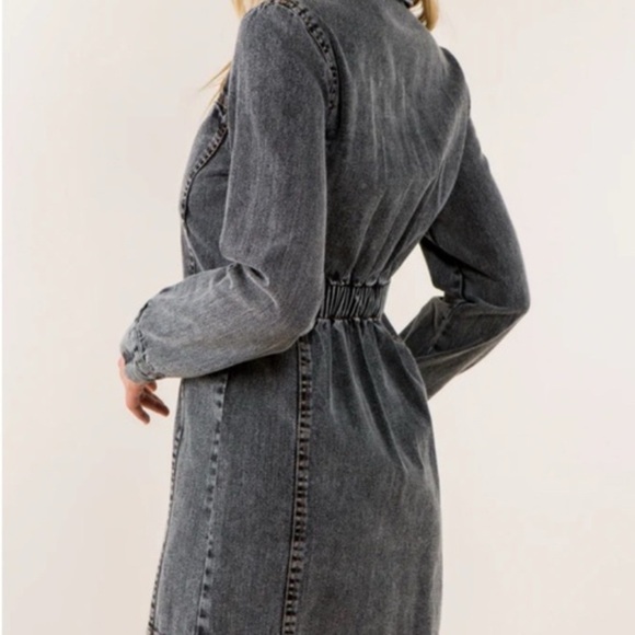 Whiteroom + Cactus Long Sleeve Denim Women’s Dress Size Small - Picture 7 of 7